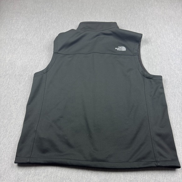 The North Face Vest Mens XL Black Full Zip Ridgewall Soft Shell Sleeveless Logo - Picture 10 of 11